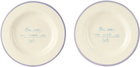 Laetitia Rouget Beige 'The way you make me feel' Plate Set