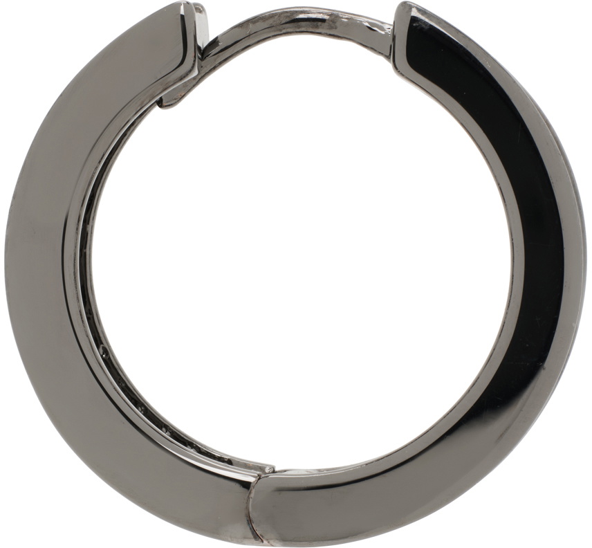 Vivienne Westwood orb gunmetal circle hoop 2024 earrings