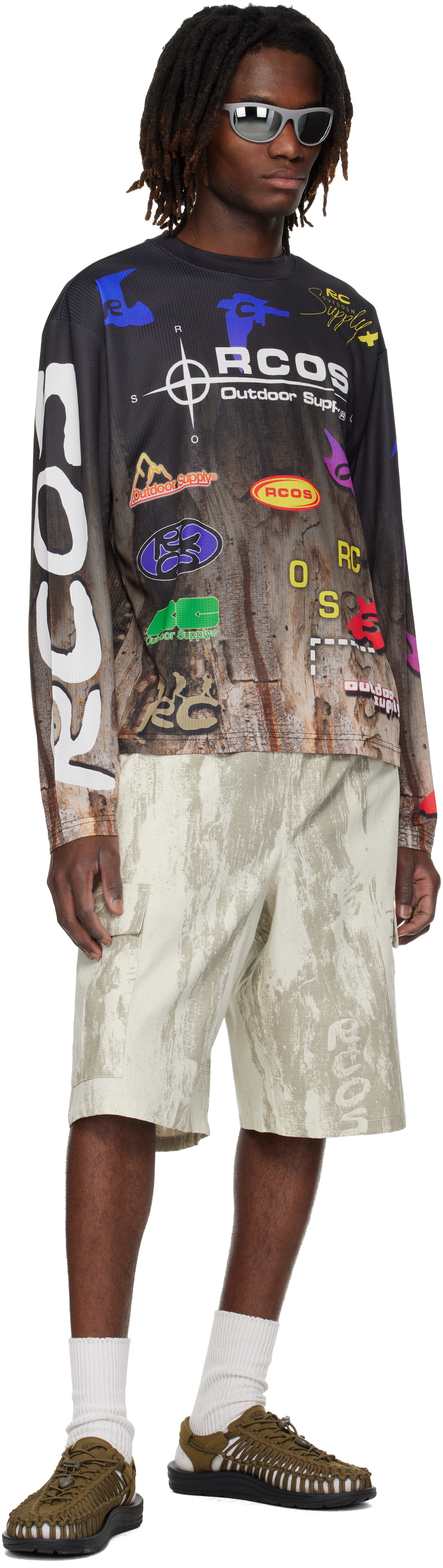 RCOS Black & Khaki Owens Jersey T-shirt