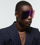 Gucci - Mask-frame sunglasses