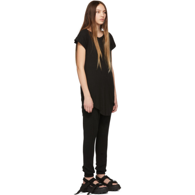 Boris Bidjan Saberi Black Garment-Dyed T-Shirt