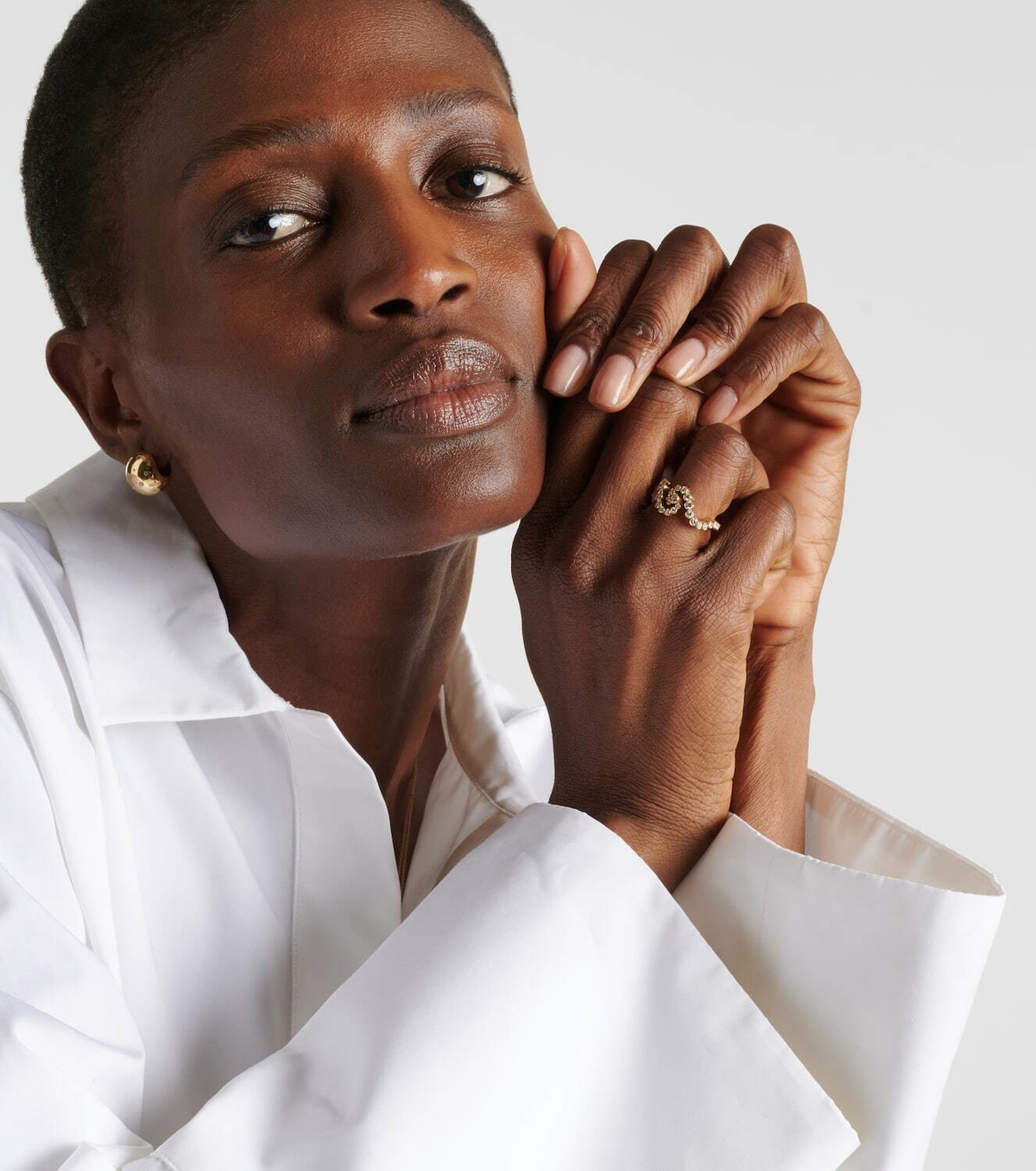 Sophie Bille Brahe Ensemble De Ciel 18kt gold ring with diamonds