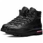 Moncler Men's Peka Trek Hiking Boots in Black/Navy