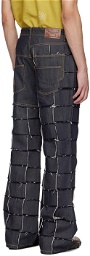 Andersson Bell Indigo New Patchwork Jeans