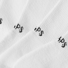 WTAPS Men's Skivvies Sock - 3-Pack in White