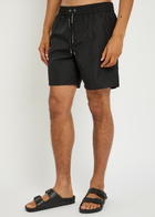 Dolce & Gabbana Logo-embroidered Shell Swim Shorts Black