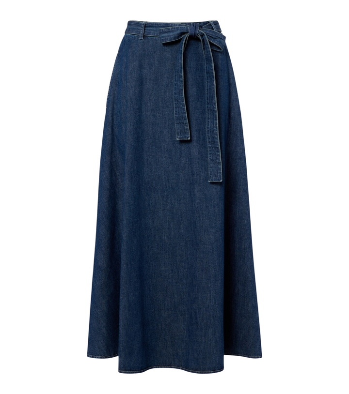Photo: Valentino Chambray midi skirt