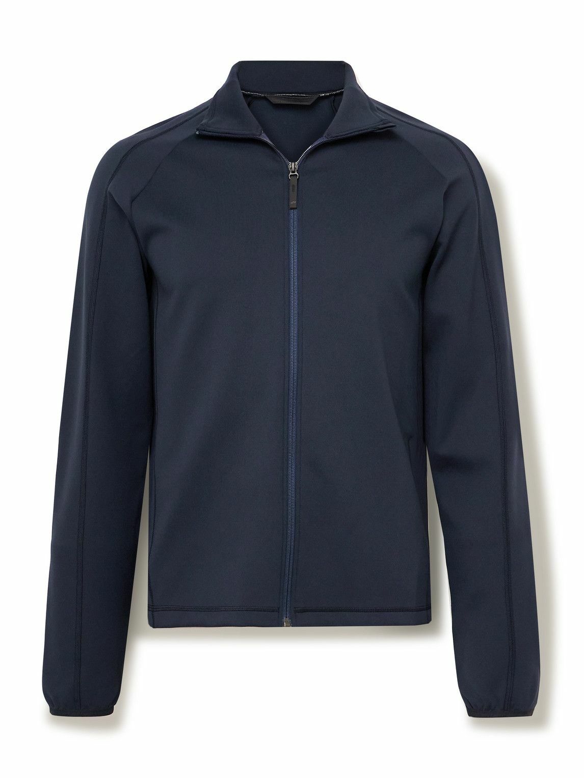 Aztech Mountain - Ajax Slim-Fit Stretch-Jersey Zip-Up Ski Mid-Layer - Blue
