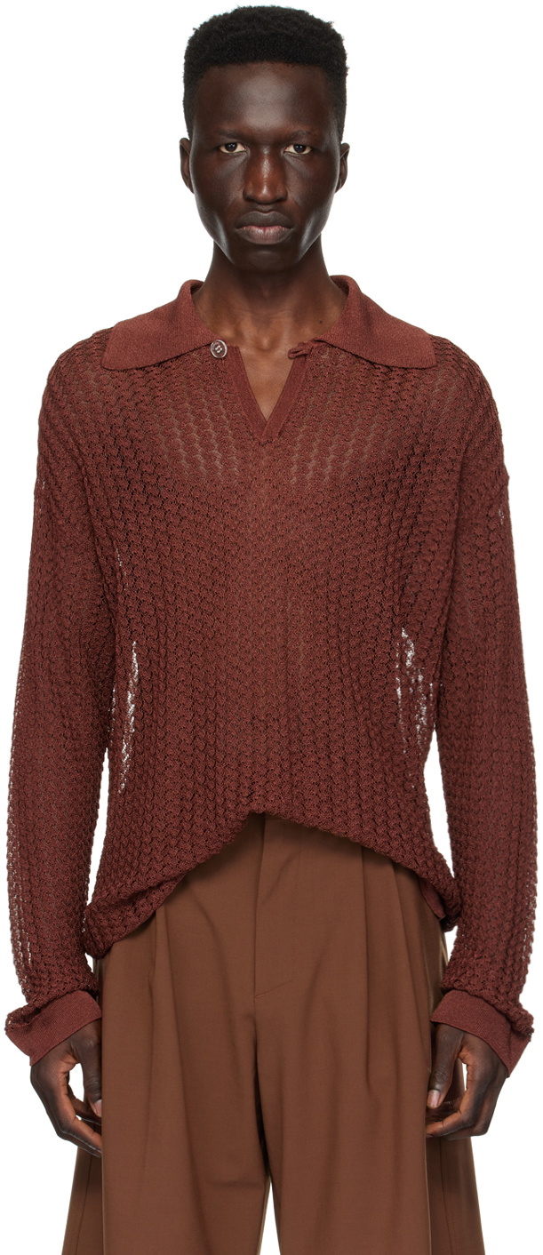 Bonsai Burgundy Lace Polo