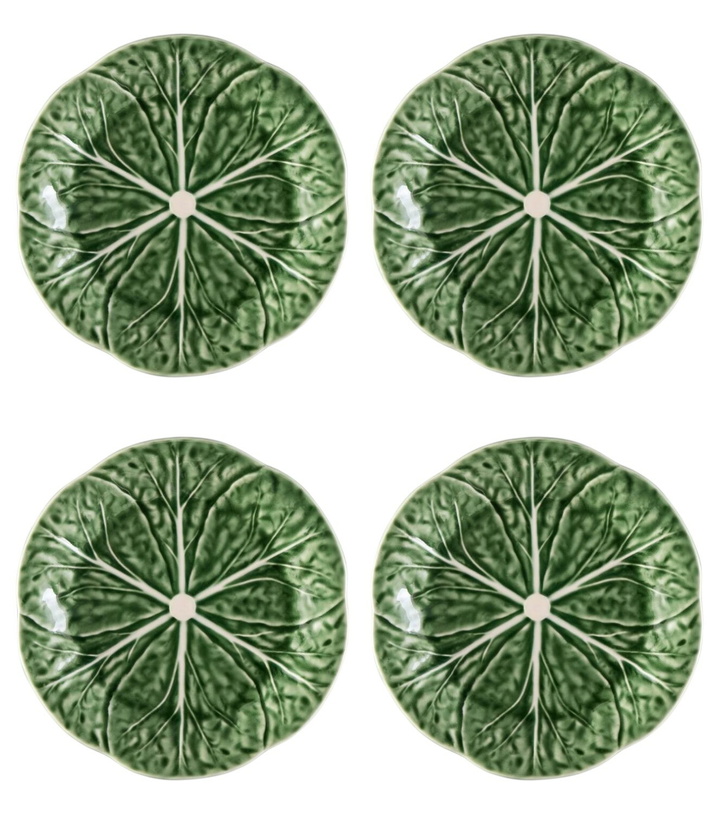 Photo: Bordallo Pinheiro Couve set of 4 ceramic dessert plates