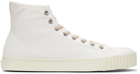 Maison Margiela White Canvas Tabi Sneakers