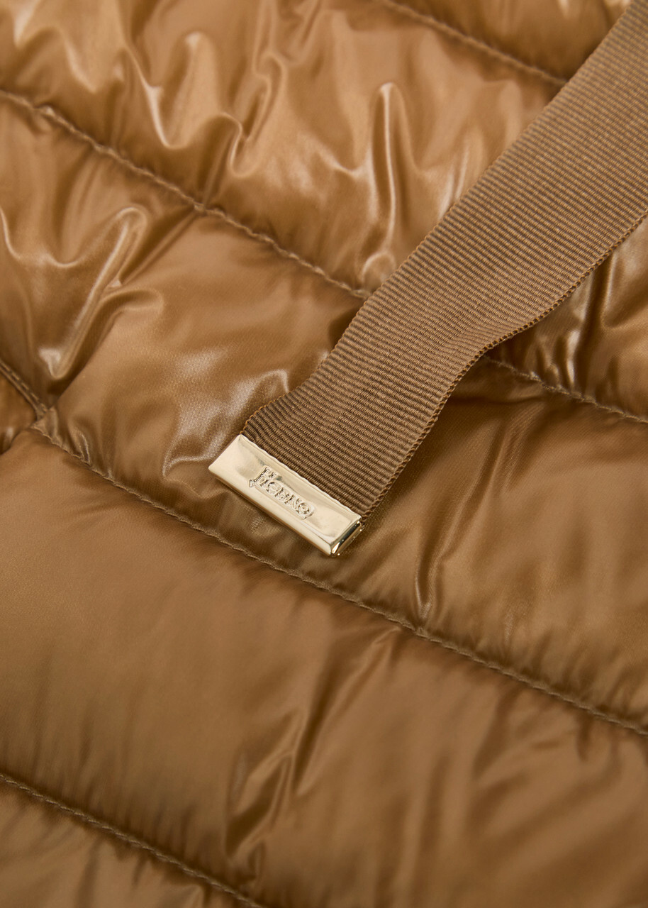 Herno Padded Nylon Jacket Camel