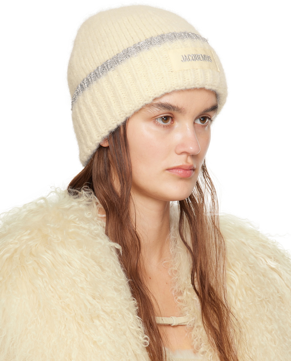 Jacquemus Off-White Guirlande 'Le Bonnet Paoli' Beanie Jacquemus