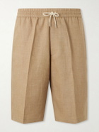 Paul Smith - Pleated Linen Drawstring Shorts - Neutrals