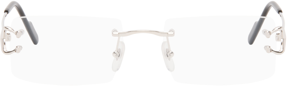 Cartier Silver 'C de Cartier' Glasses