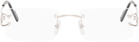 Cartier Silver 'C de Cartier' Glasses
