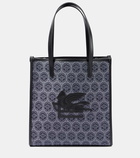 Etro Love Trotter Medium denim jacquard tote bag