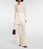 Zimmermann Matchmaker lace flared pants