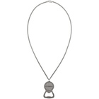 Vetements Silver Bottle Opener Necklace