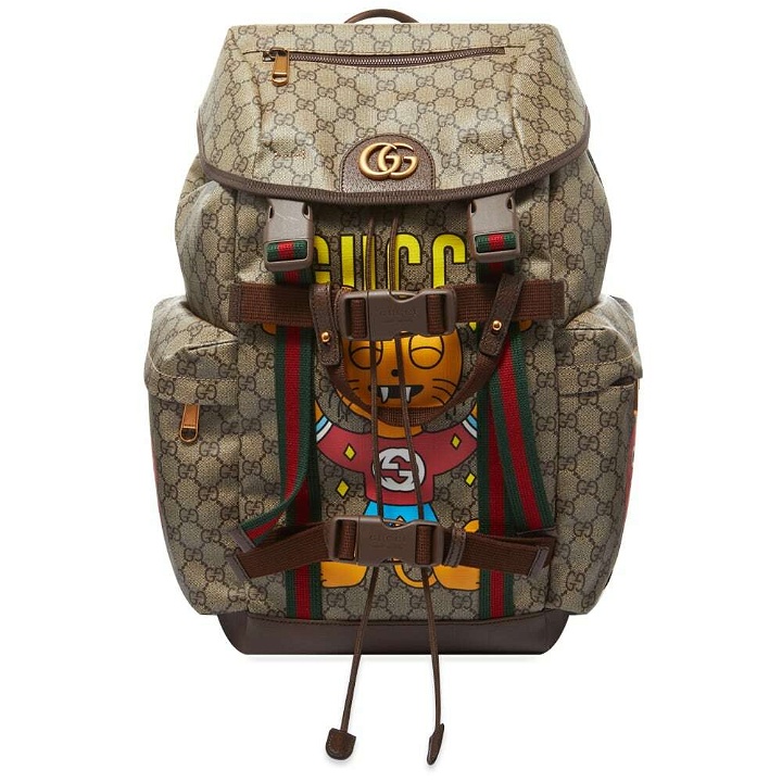 Photo: Gucci Men's GG Supreme Pablo Delcielo Backpack in Multi