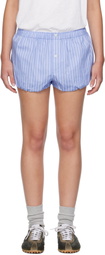Acne Studios Blue Relaxed-Fit Shorts