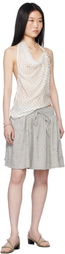 Belle The Label Gray Stella Miniskirt