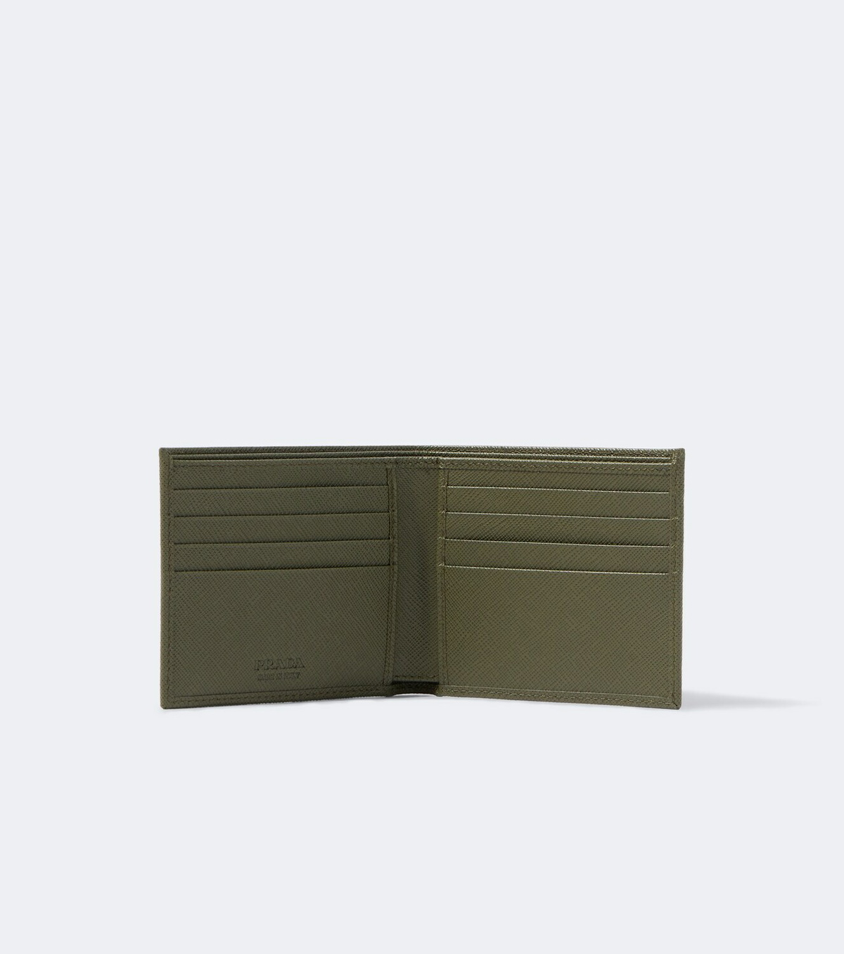 Prada Saffiano leather bi-fold wallet