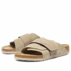 Birkenstock Kyoto in Taupe Suede/Nubuck