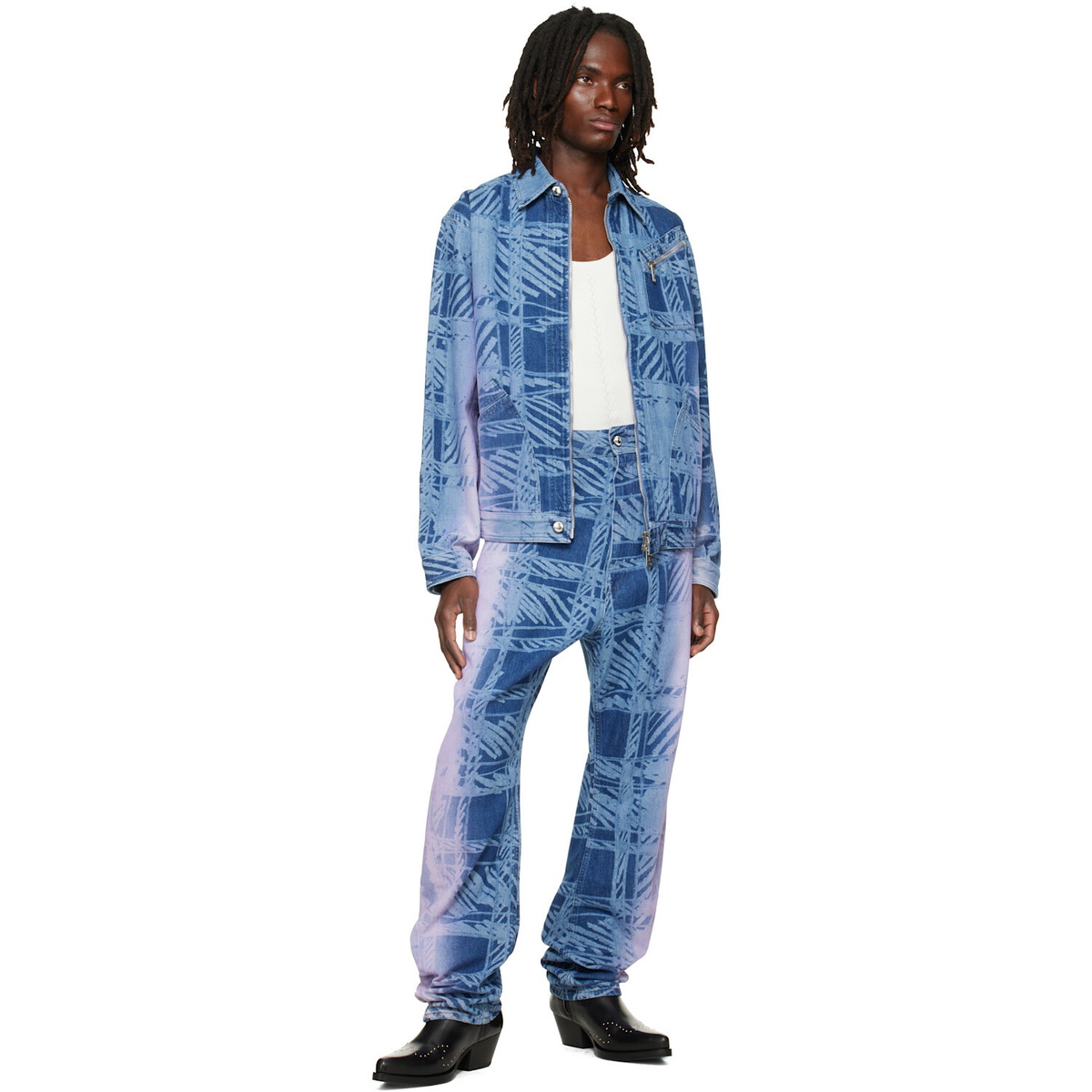 Vivienne Westwood Blue Piranha Denim Jacket