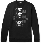 Raf Simons - Printed Loopback Cotton-Jersey Sweatshirt - Black