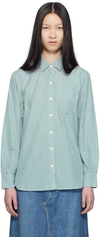 Photo: rag & bone Green Maxine Shirt