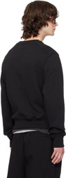 Entire Studios Black Pod Crew Sweatshirt