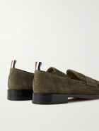 Thom Browne - Varsity Suede Penny Loafers - Green