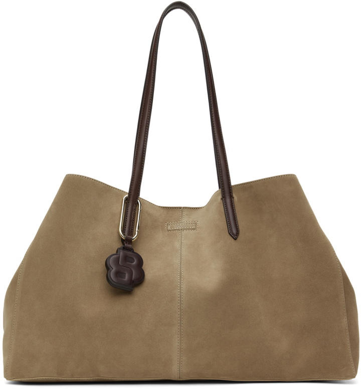 Photo: BOSS Beige Suede Tote