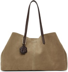 BOSS Beige Suede Tote
