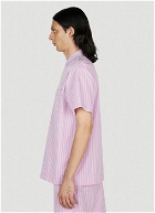 Tekla - Skagen Stripes Shirt in Pink
