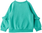 BAPE Baby Green Baby Milo Heart Sweatshirt
