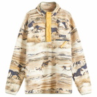Columbia Men's Helvetia™ II Printed Half Snap Fleece in Lemon Wash Roam