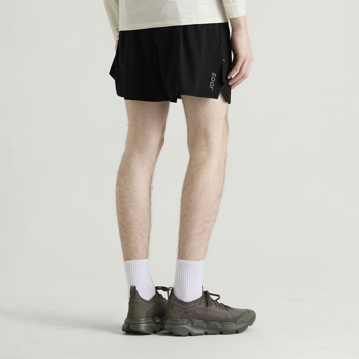 SOAR Men's Run Shorts in Black