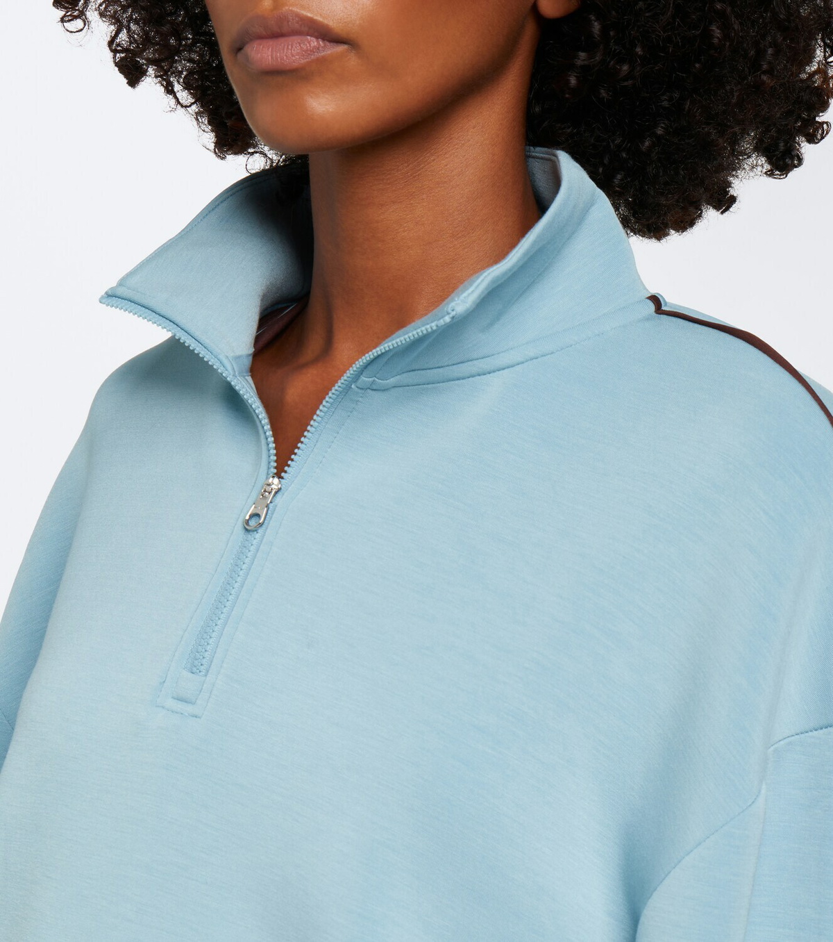 Varley Sian jersey half-zip sweatshirt