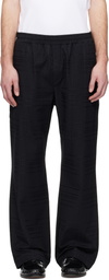 Ernest W. Baker Black Straight Fit Track Pants