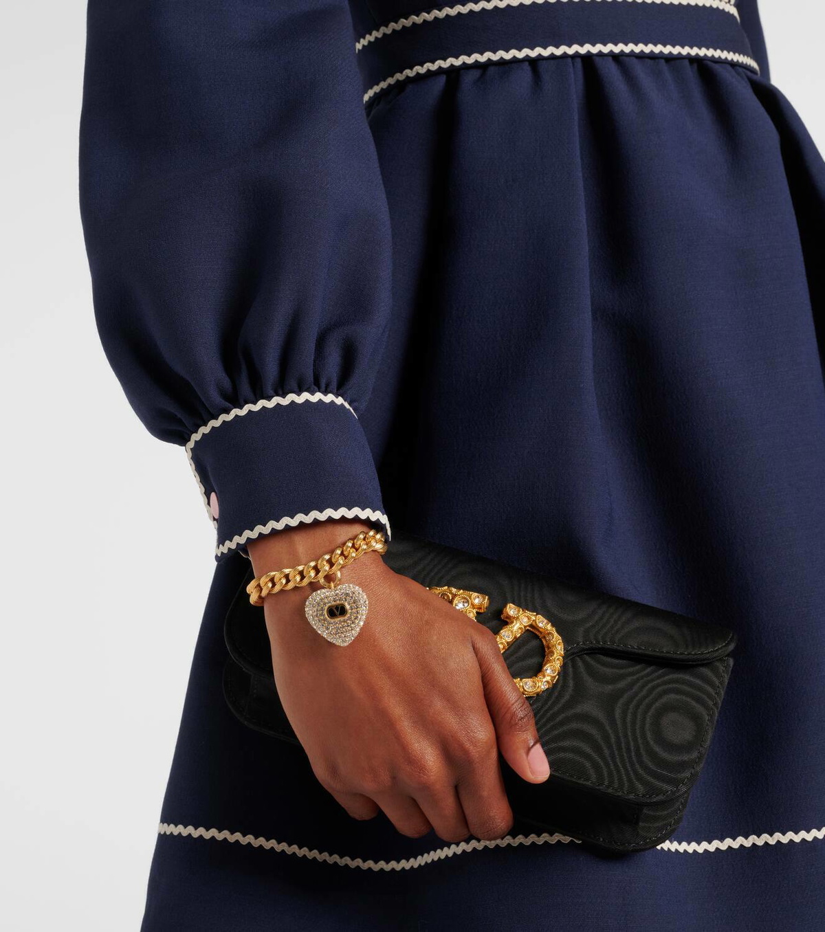 Valentino Coeur Royal VLogo charm bracelet