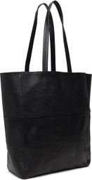 TONYWACK Black Embossed Leather Tote