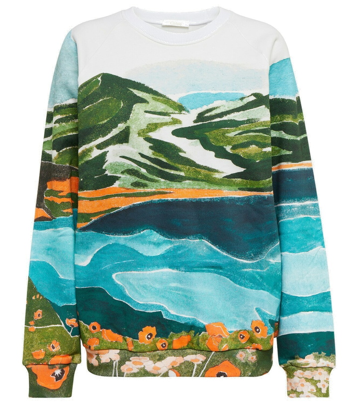 Photo: Chloe - Printed cotton jersey sweater