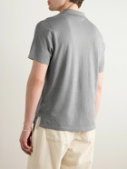 James Perse - Linen-Blend Polo Shirt - Gray