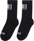 VTMNTS Black & White Yes/No Socks