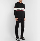 Givenchy - Jaw Printed Neoprene, Suede, Leather and Mesh Sneakers - Men - Black