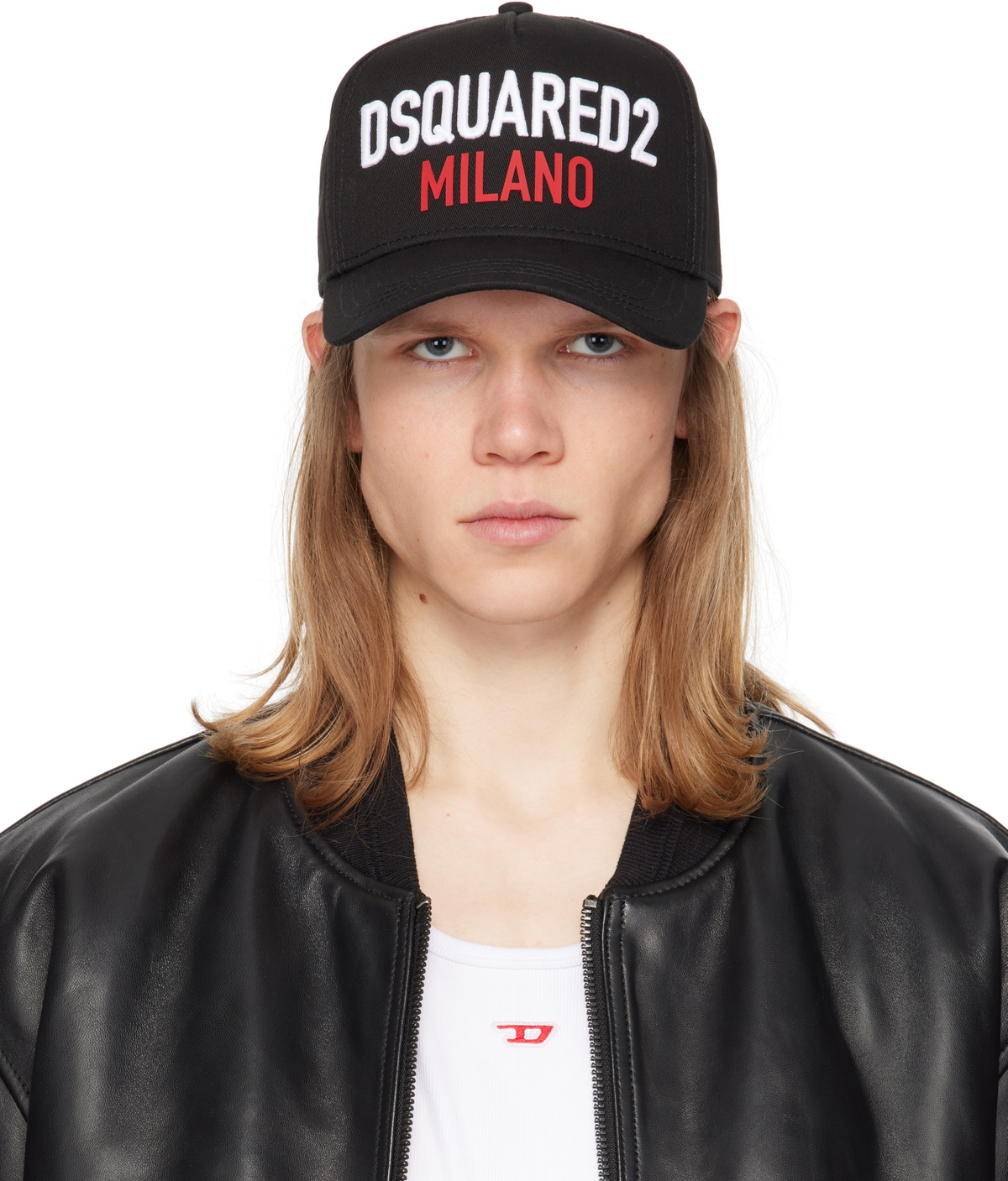 Dsquared2 Black 'Milano' Baseball Cap Dsquared2