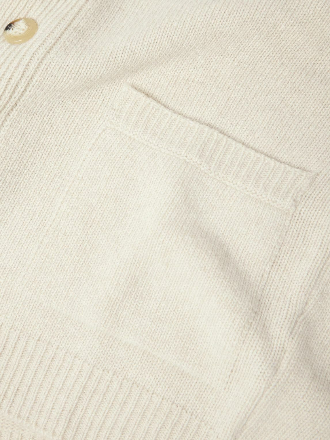 De Petrillo - Merino Wool and Cashmere-Blend Cardigan - Gray