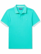 Vilebrequin - Slim-Fit Logo-Embroidered Organic Cotton-Piqué Polo Shirt - Blue